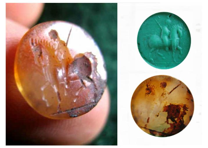 4577.**SOLD**  Really wonderful Roman intaglio