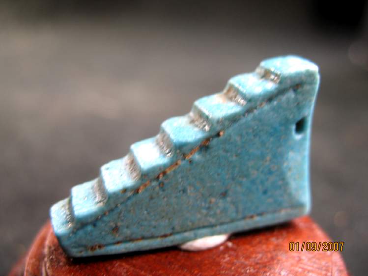 1553. **SOLD**Exceptionally rare Egyptian faience amulet