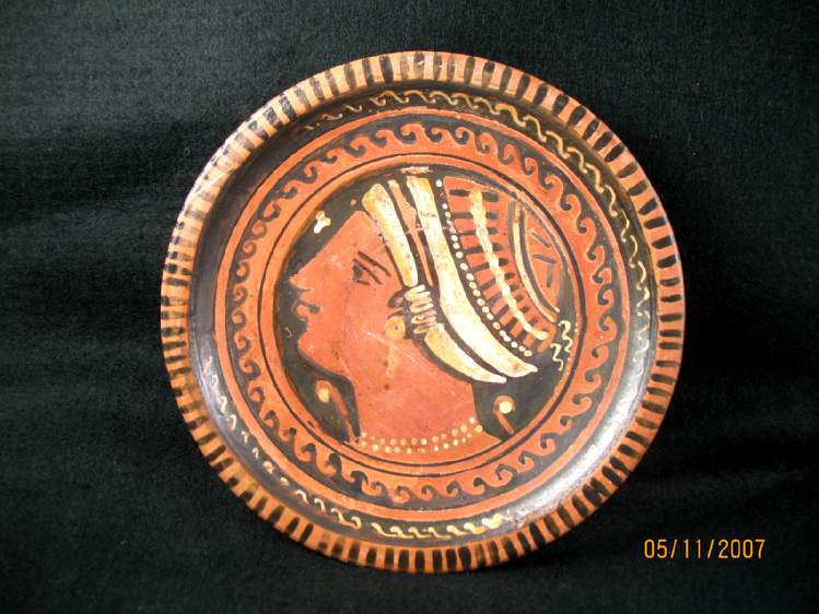 1610. **SOLD** Pleasing South Italian plate: 4th century BC