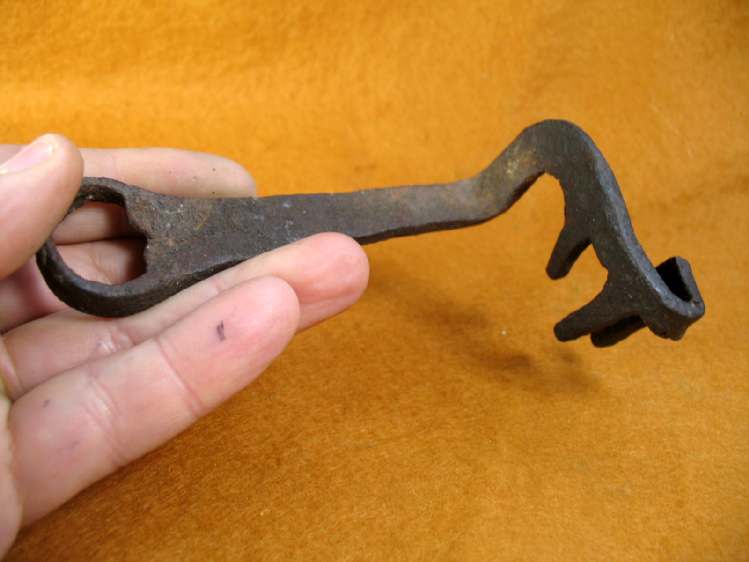 4131. **SOLD** Very large Roman iron key