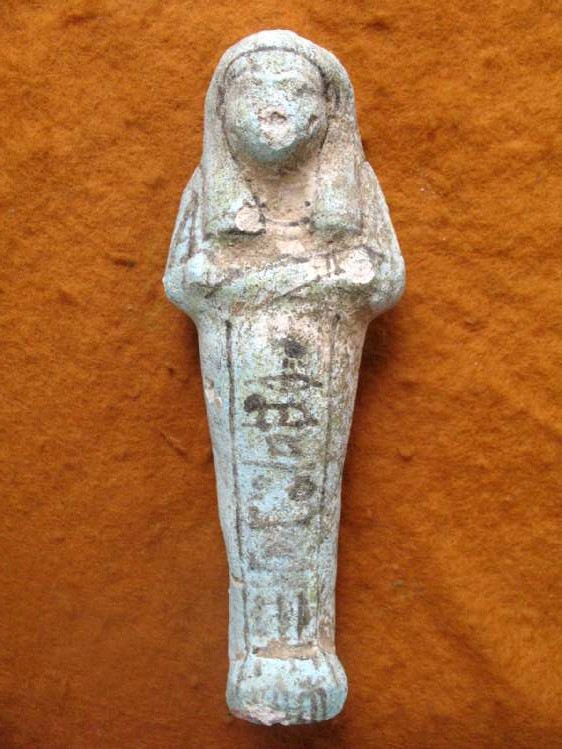 4171. **SOLD**Interesting large New Kingdon ushabti