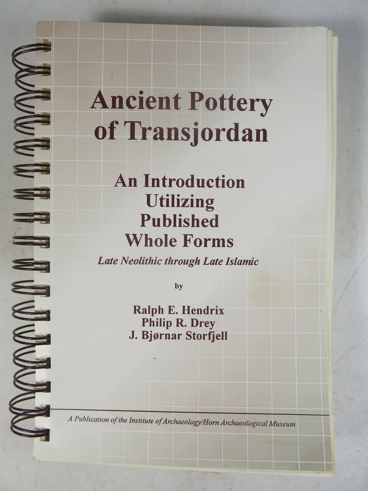 Ancient Pottery of Transjordan etc etc. Very useful resource