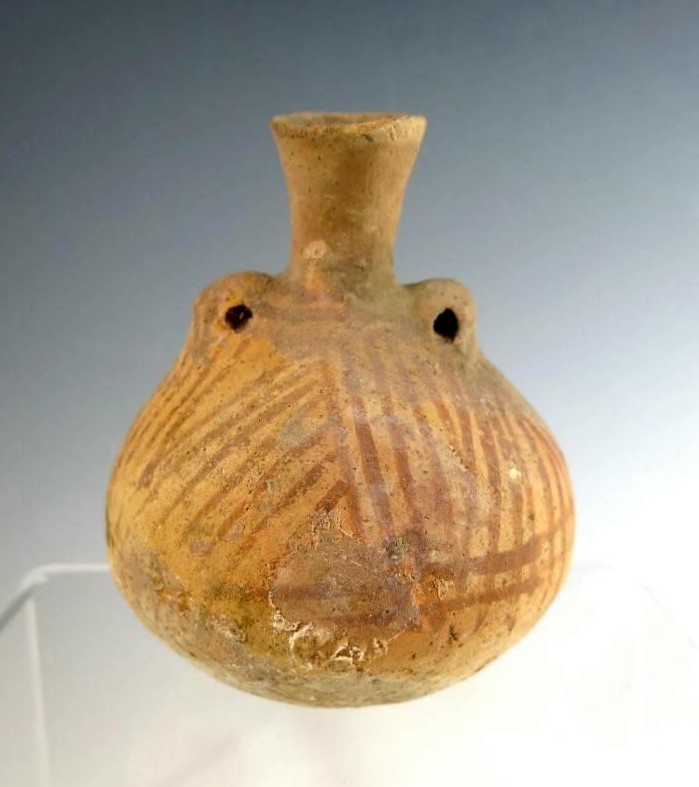 5915. **SOLD** Nice Early Bronze Age 'Line Painted Ware' amphoriskos