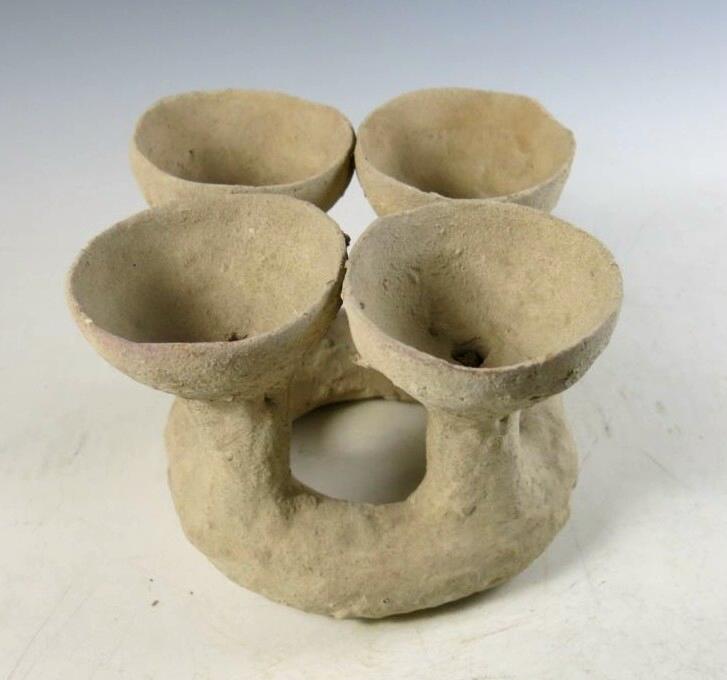 6021. Very rare Early Bronze Age II cult ring vessel 