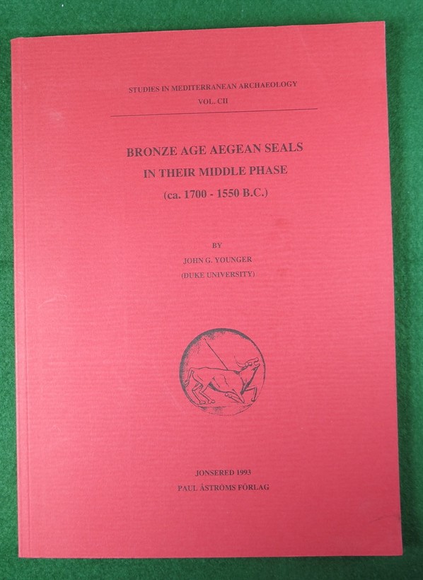 BOOK. Bronze Age Aegean Seals  in Their Middle Phase