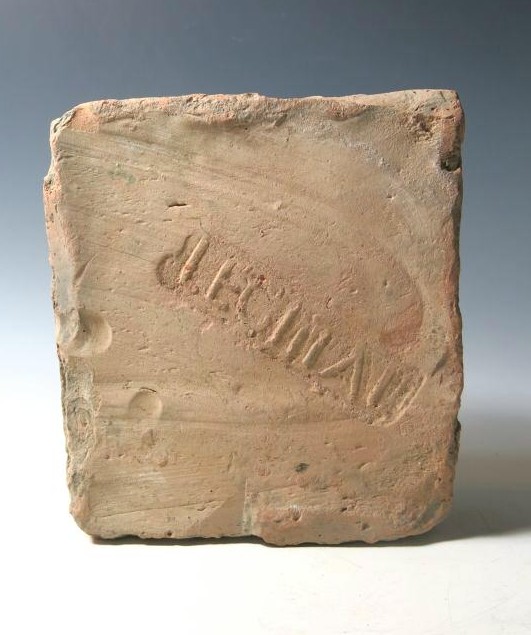 5491. **SOLD** Roman stamped legionary  brick