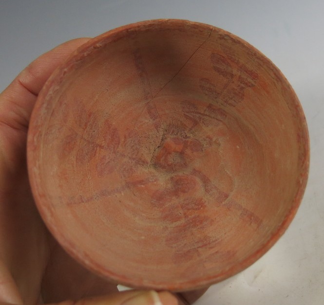 6061. Small Nabataean painted bowl : ex my own collection