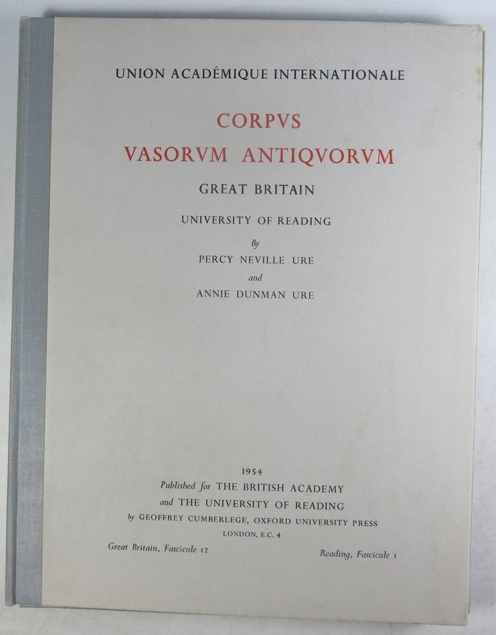 Corpus Vasorum Antiquorum - University of Reading