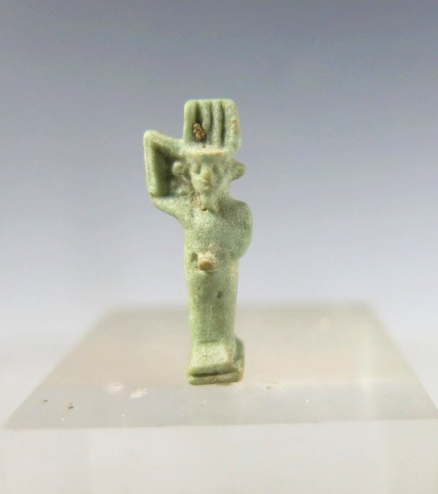 6126. **SOLD** Faience amulet of Min - rather rare