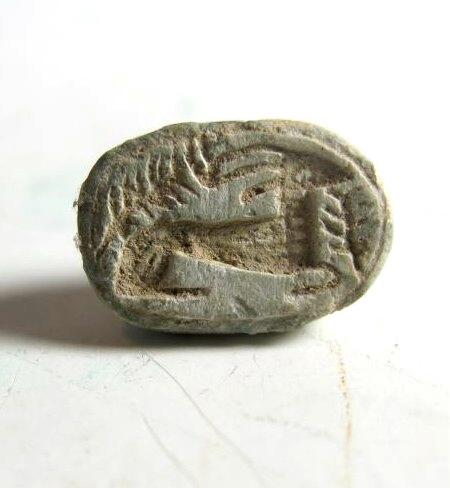 **SOLD** Attractive scarab -  reclining caprid