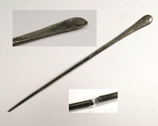 5654. Inexpensive Roman silver spatula.