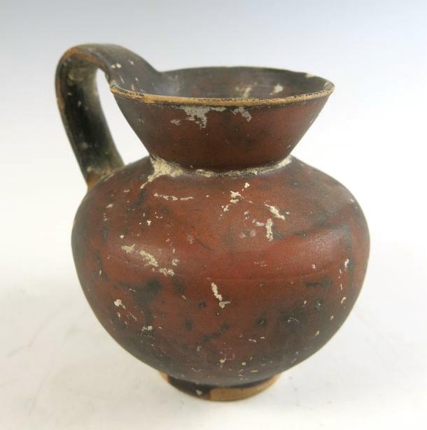 1379. Charming South Italian terracotta juglet