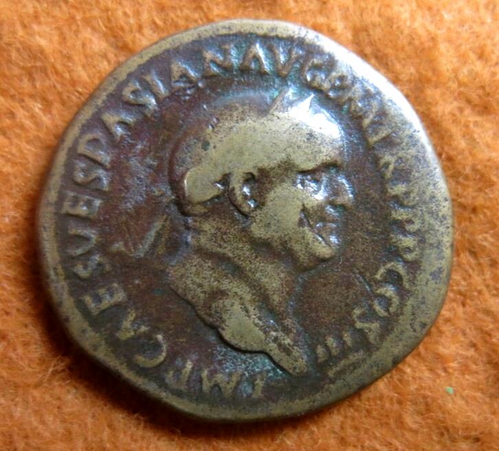 VESPASIAN  Sestertius - ROMA SC Victory ex my collection