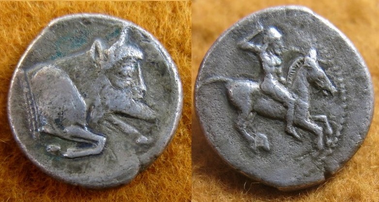 Sicily, Gela.  Silver Didrachm, c. 480 BC ex my collection