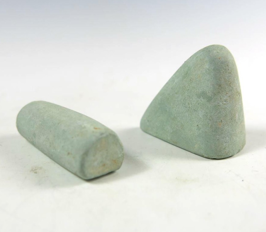 4452.  Interesting Bactrian stone gaming pieces