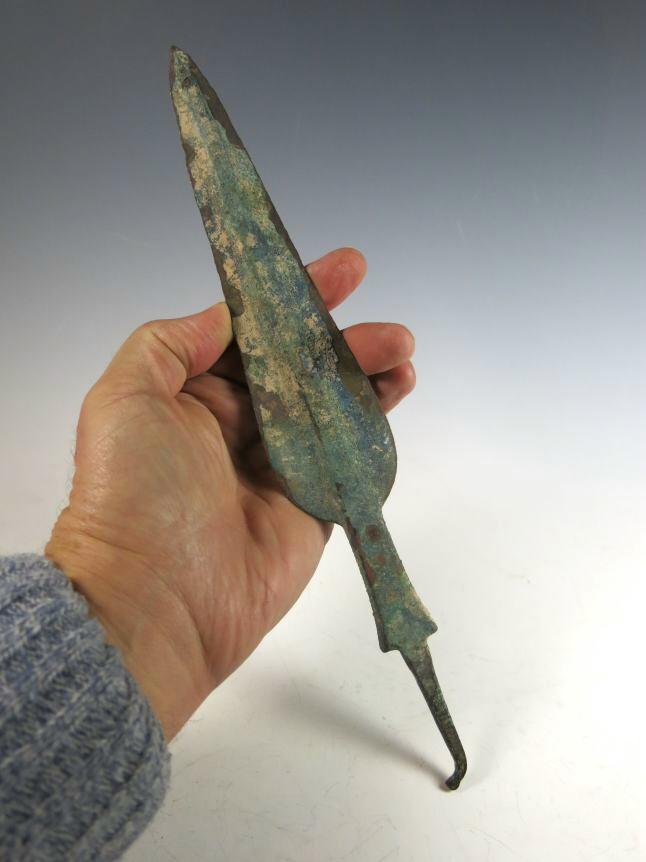 1964. Large bronze javelin blade