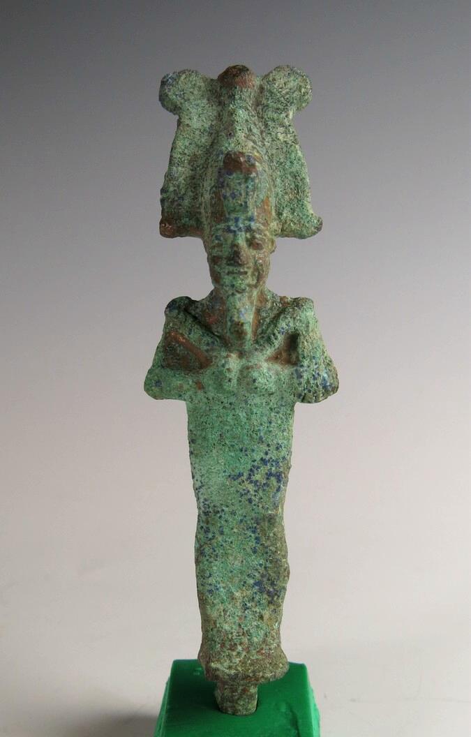1834.  **SOLD** Nice Egyptian Osiris bronze