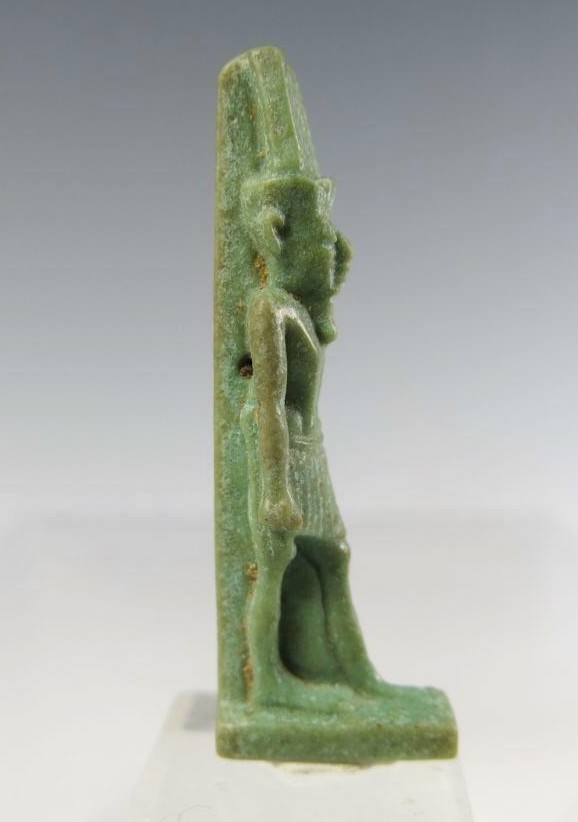 5880.**SOLD** Superb and  rare amulet of Amun 