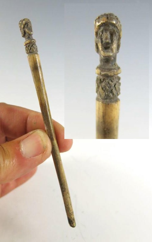 1742. Fine Roman bone pin