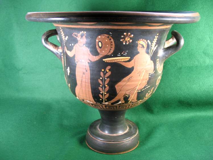 1869. **SOLD**** Fine and large Apulian Greek Bell Krater 
