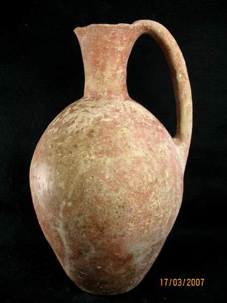 1211. **SOLD** RARE and LARGE "Abydos Ware" jug