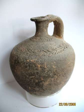 838. **SOLD** The largest Tel el Yahudiyeh Ware jug I've ever come across