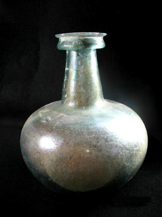 11. **SOLD** Very fine, large 1st century wheel cut bottle