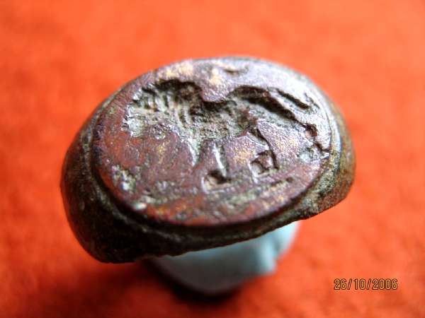 908.**SOLD**  Very handsome early Roman ?or Greek? ring