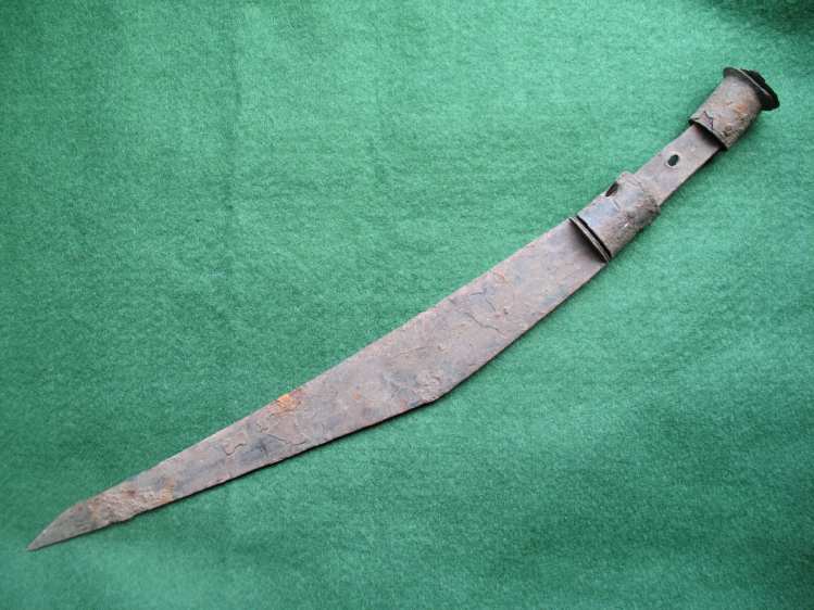 558. **SOLD** Rare Celtic La Tene iron knife. 2nd cent  BC