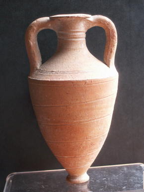 GP73.**SOLD** Lovely Hellenistic spiral amphora Ex Severis collection