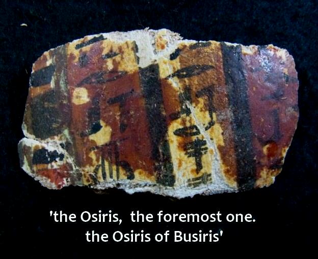 5628. **SOLD** Painted stucco from exterior of a sarcophagus