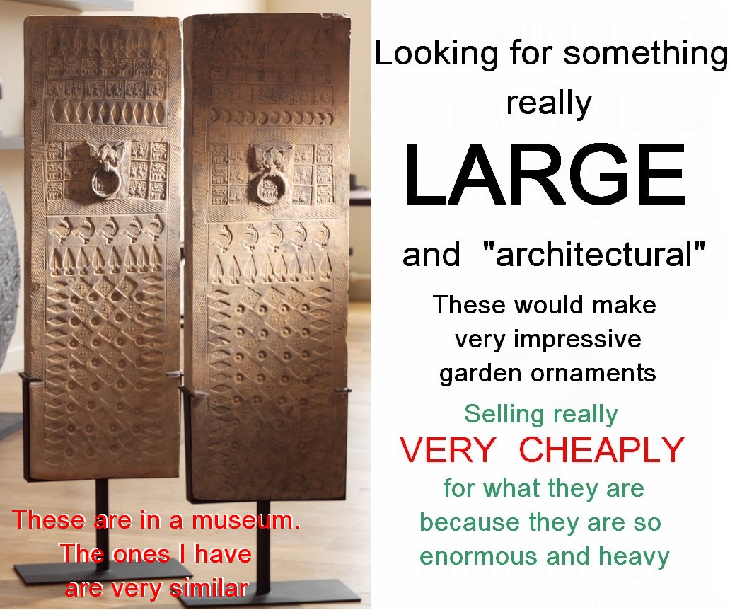 4070.  Han dynasty panels. JUSTABOUT GIVING AWAY!