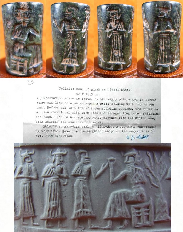 6011. **SOLD** Fine Akkadian cylinder seal