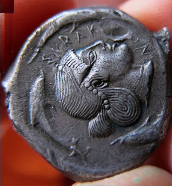 SICILY. Syracuse.  Silver Tetradrachm - a really attractive example