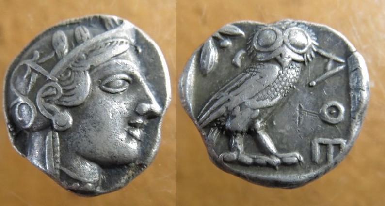 SOLD** From my own collection: Iconic Attic silver  tetradrachm