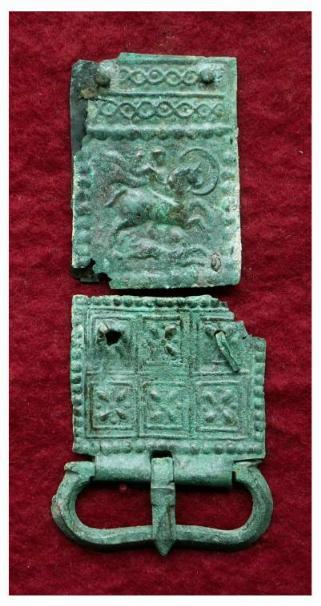 RB118.**SOLD** Fragmentary Thracian Roman cavalry belt