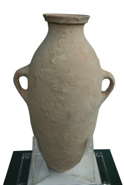 593. **SOLD** Imposing Levantine storage jar with stand