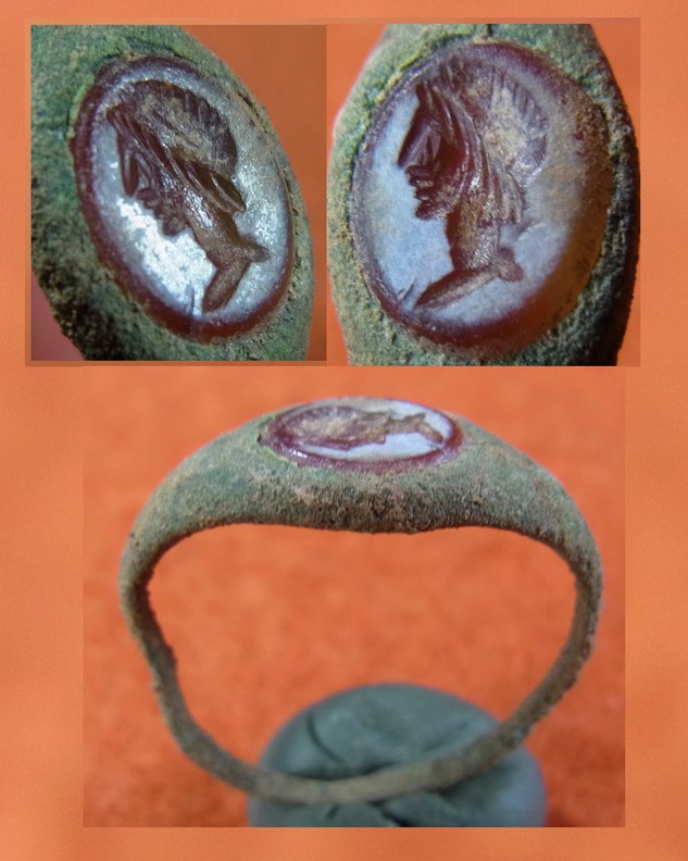 5386. A lovely intaglio on this Roman ring.