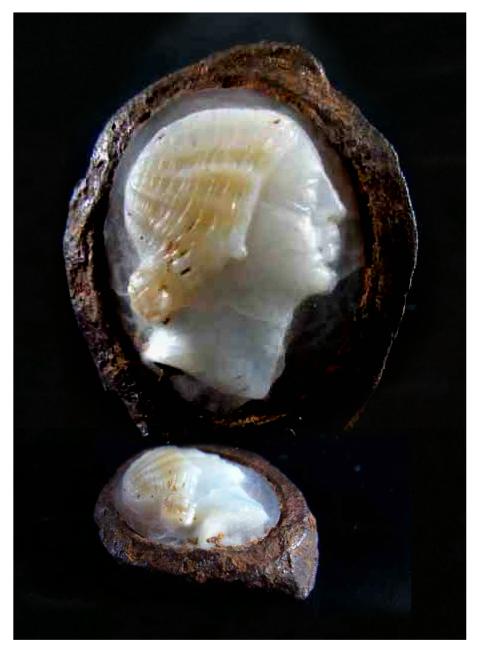 4918. **SOLD**  Beautiful large Roman ring cameo