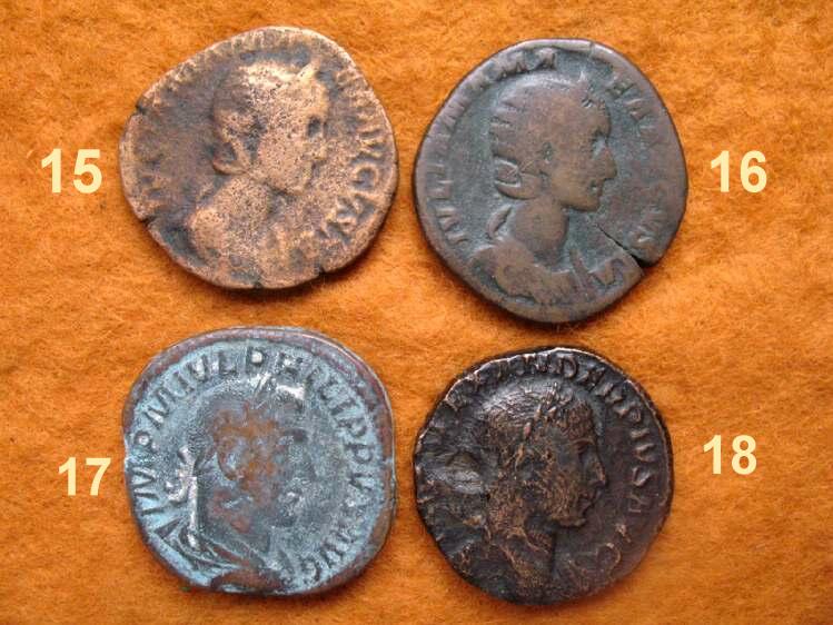 5. Some early Roman bronze coins