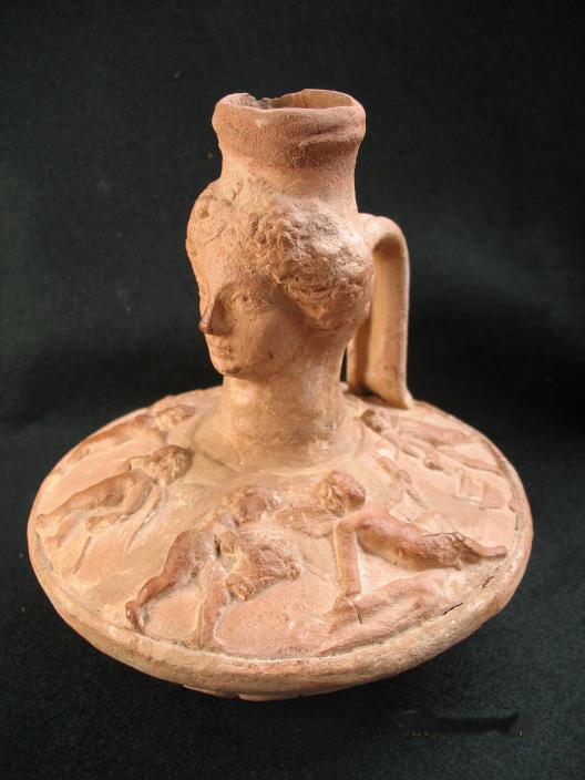 1356. **SOLD** Fabulously decorated late Hellenistic lagynos