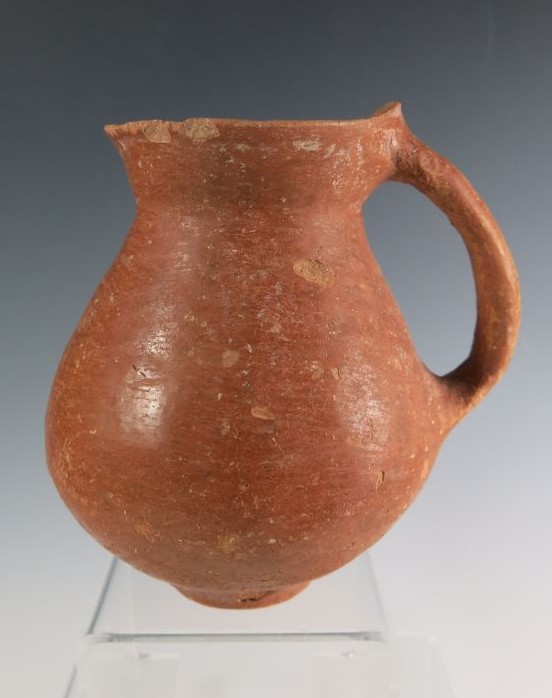 4881.**SOLD**  Very splendid and large Early Bronze Age handled cup 