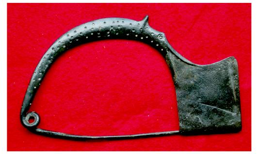 190. **SOLD**Stunningly superb Scythian bronze fibula