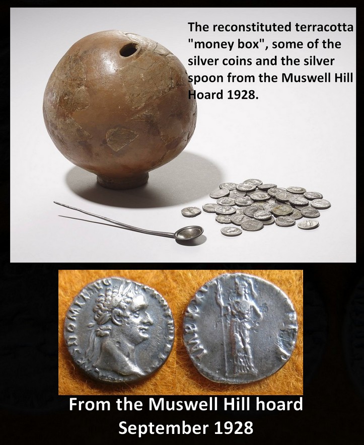 Silver denarius of Domitian with find-spot provenance and details dating to 1928!