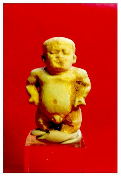 **SOLD** Charming faience amulet of Ptaikos