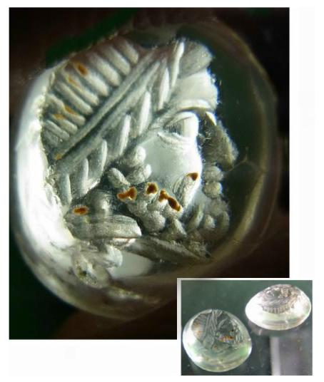 4718. **SOLD** Fantastic small rock crystal intaglio