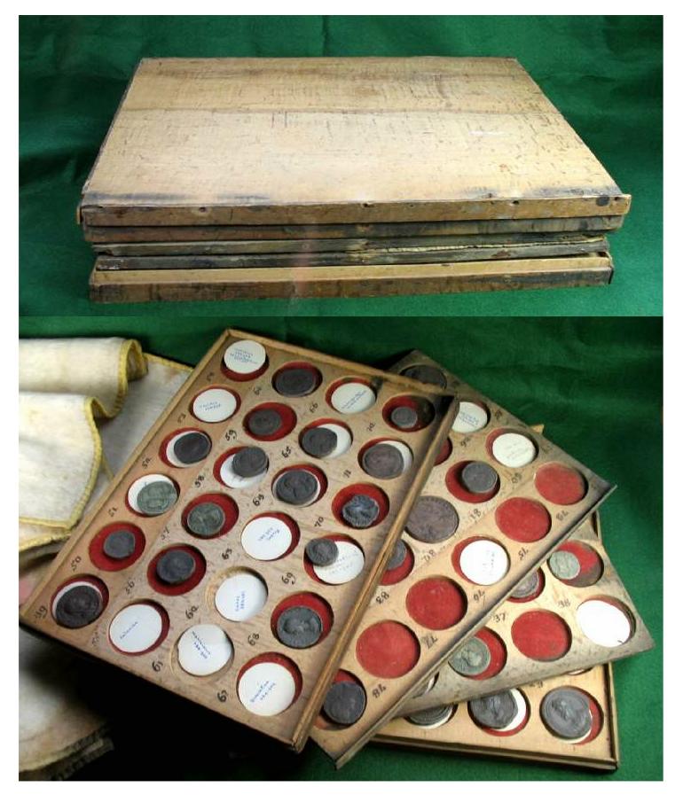 2000. **SOLD** Antique Roman coin cast collection