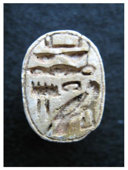 986. **SOLD** A fine, rare and interesting wishing scarab