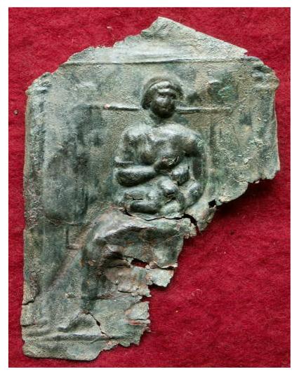 **SOLD** Lovely Byzantine bronze repousse work