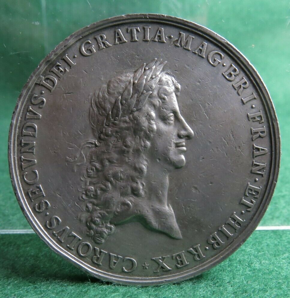 MEDAL: Charles II , Peace of Breda, 1667, silver medal by John Roettiers.